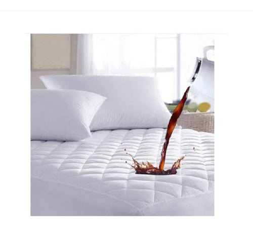 CUBRE COLCHON 2 PLAZAS IMPERMIABLE