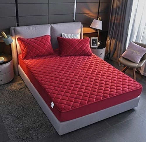 CUBRE COLCHON 2 PLAZAS IMPERMIABLE