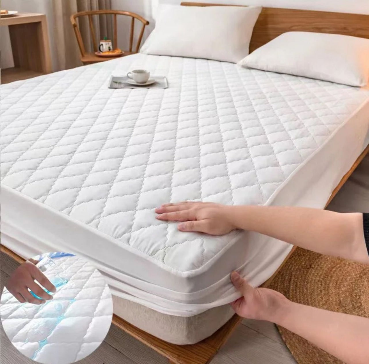 CUBRE COLCHON KING IMPERMIABLE